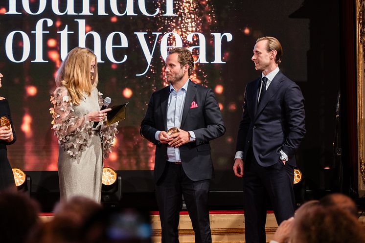 Wictor Bonde & Stefan Granqvist, Interim Search, Gold Winner Founder of the Year Medium Size Companies by Founders Alliance 7