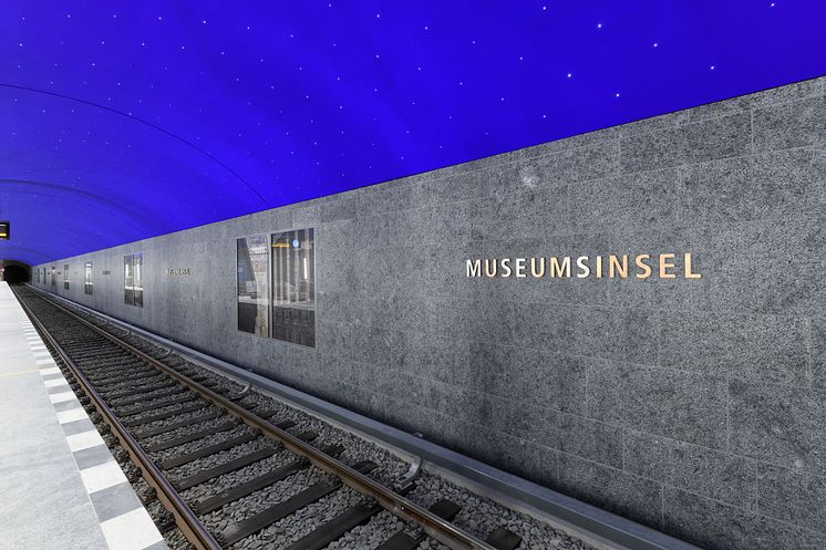 Berlin: Den nye U-Bahn-station Museumsinsel på linje U5 jpg