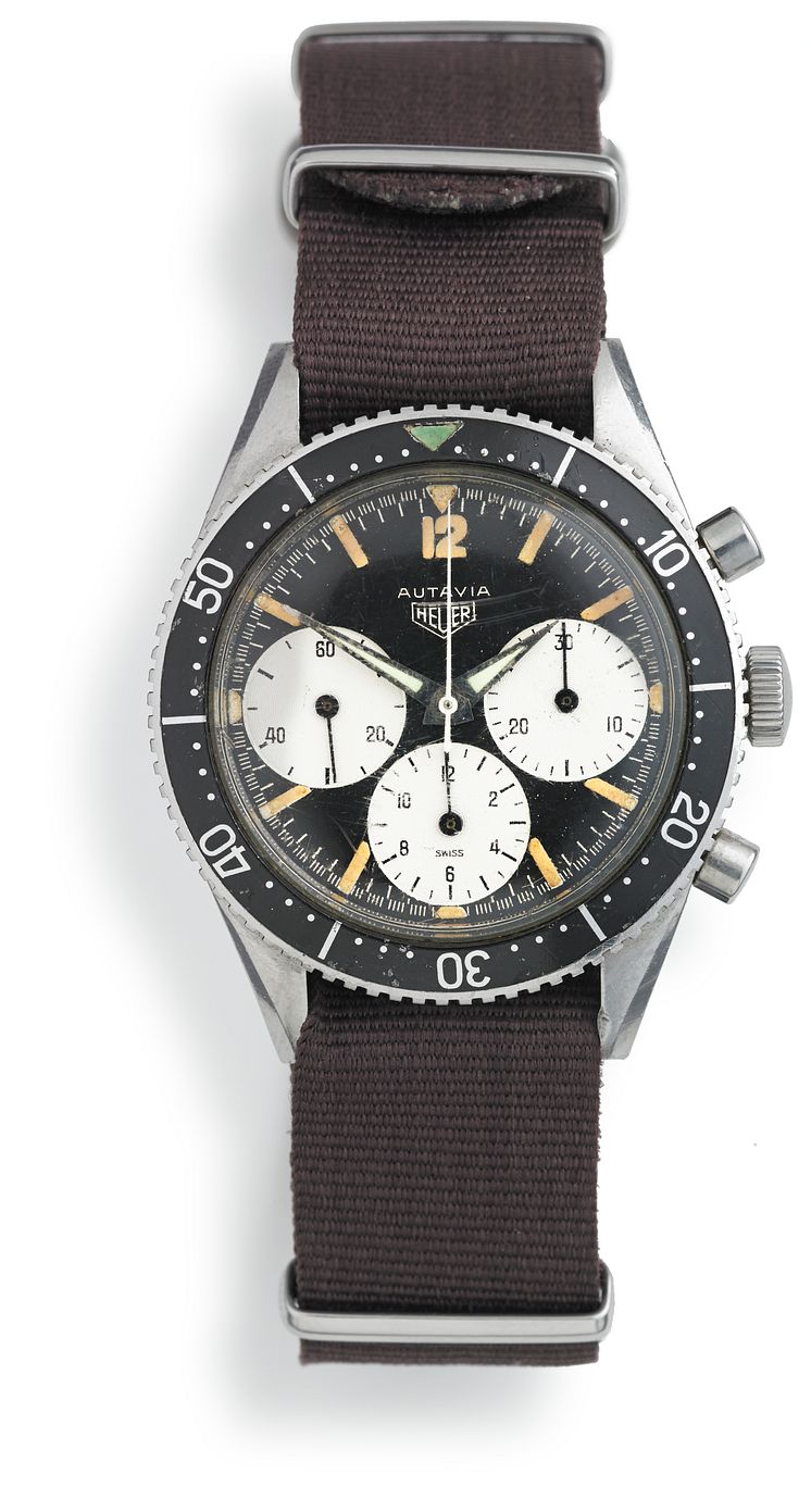 Heuer herrearmbåndsur. Model Autavia