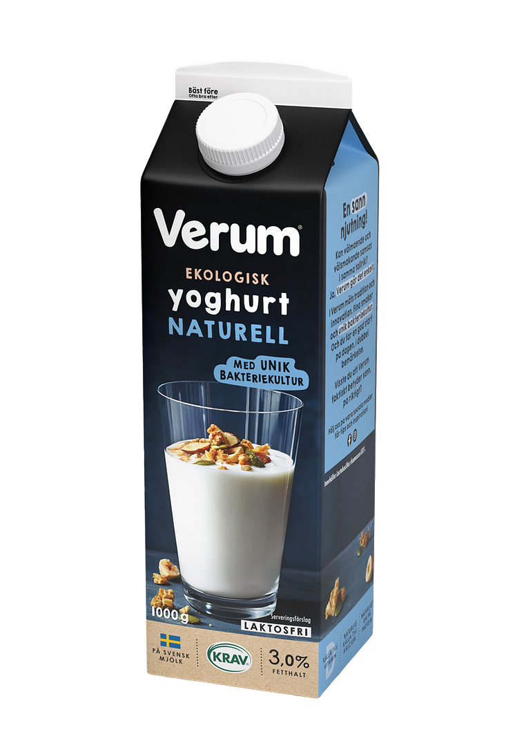 Verum Yoghurt Naturell Ekologisk