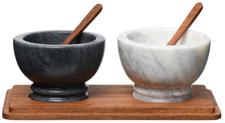 NYHET! Salt and Pepper bowl BlackWhite Marble 19,90 EUR.jpg