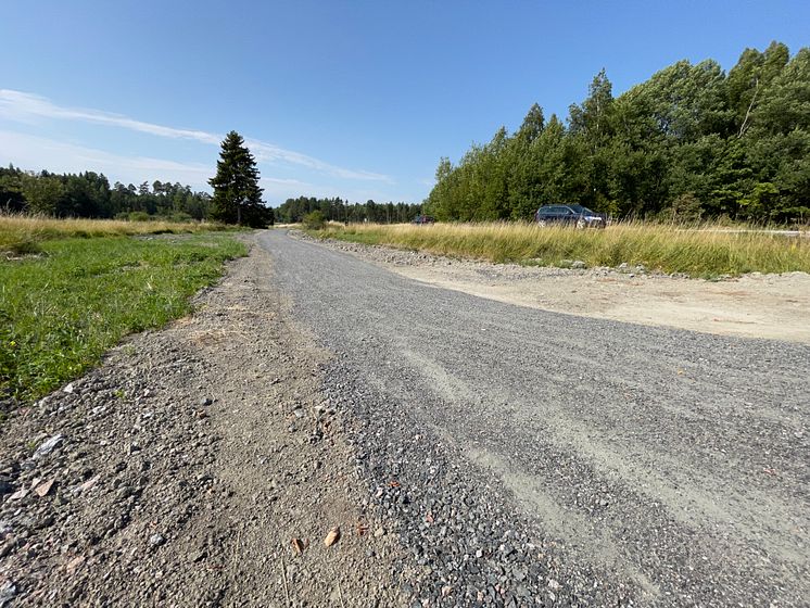 Sommarcykelväg mot Lundabadet