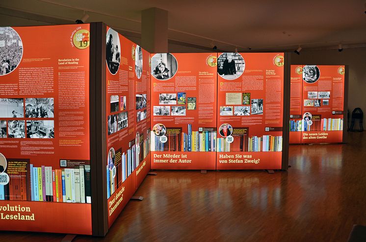 Ausstellung Leseland DDR im Stadtgeschichtlichen Museum Leipzig