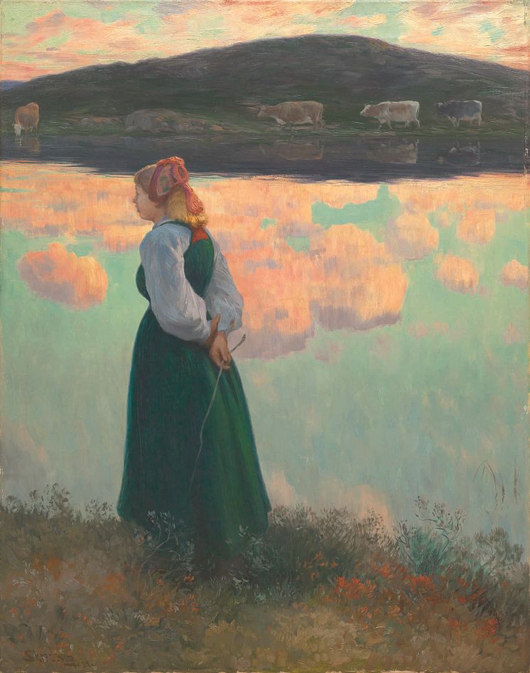Christian Skredsvig, Ho Beret, 1904. Privat ägo. 