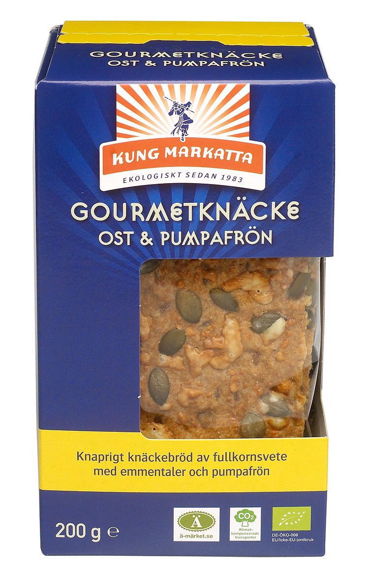 Kung Markatta Gourmetknäcke Ost&Pumpa