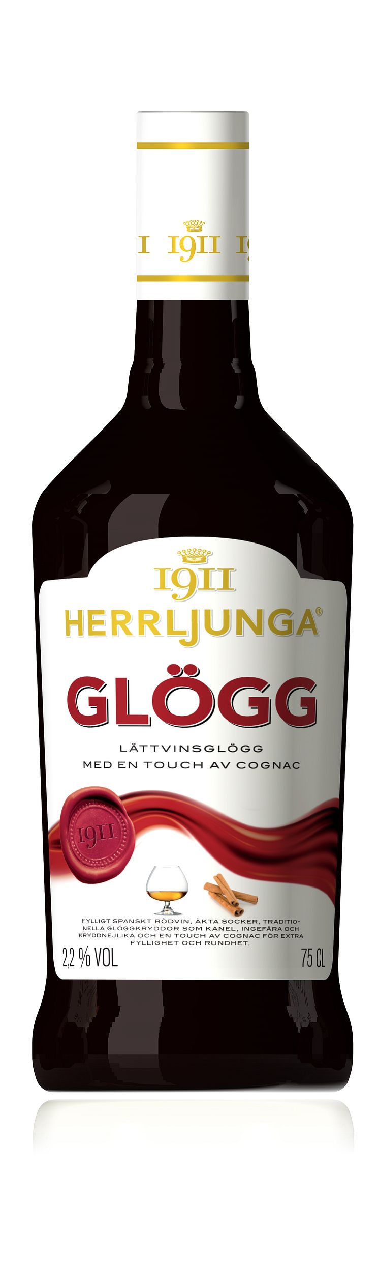 Herrljunga 1911 Lättvinsglögg - med en touch av Cognac