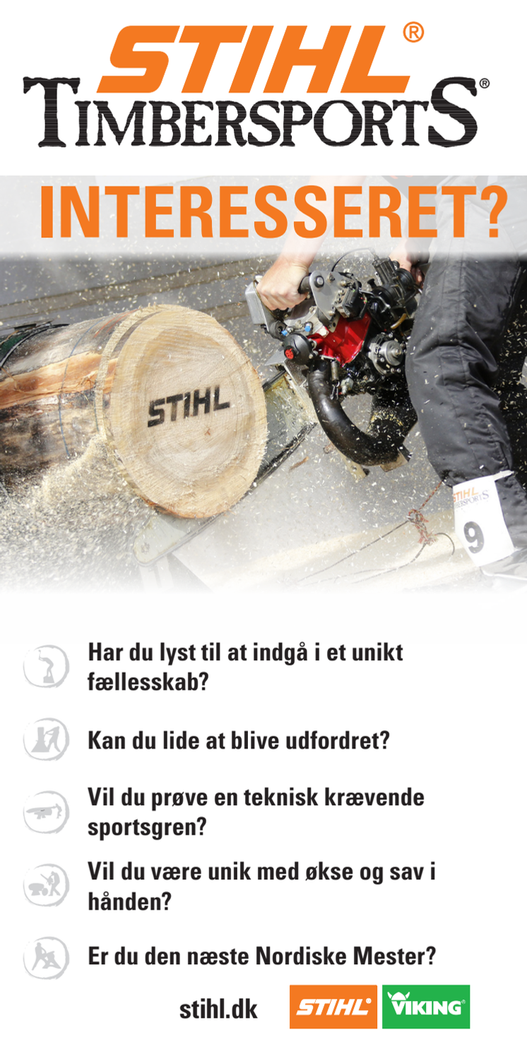 TimbersportS - vil du være med?