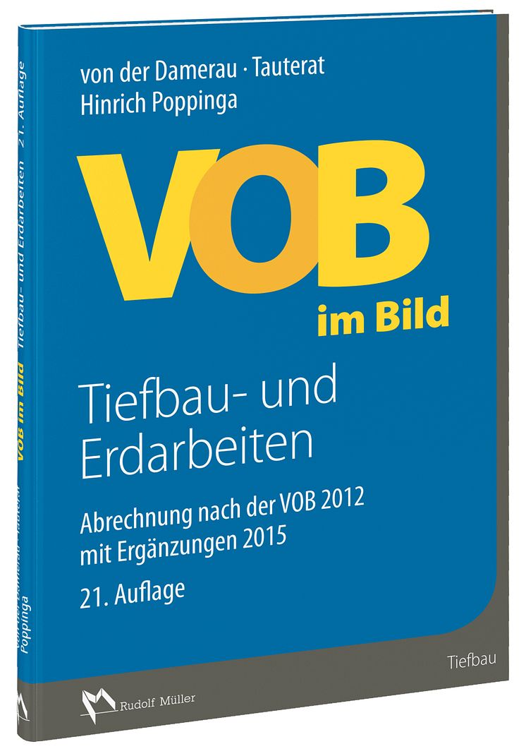 VOB im Bild – Tiefbau- und Erdarbeiten, 21. Auflage 3D (tif)