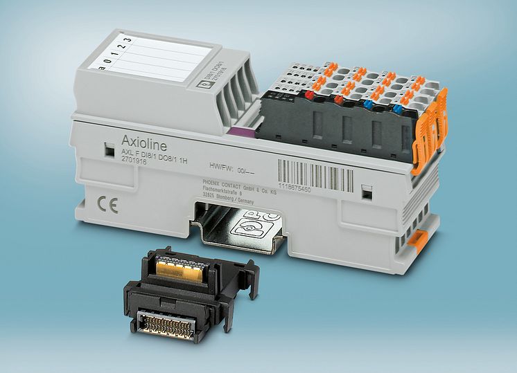 Digital mixed module for especially compact I/O stations