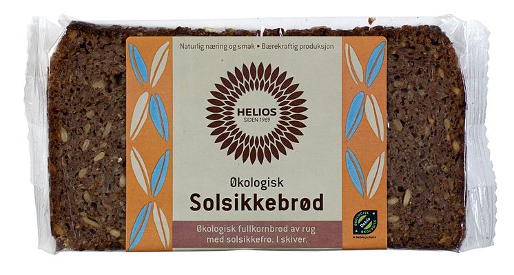 Helios solsikkebrød skiver økologisk 500 g