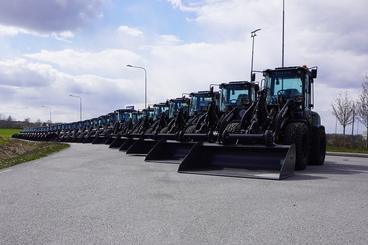 Leverans av Volvo hjullastare till FMV