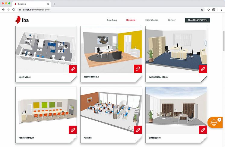 IBA OfficePlaner: Planungsbeispiele