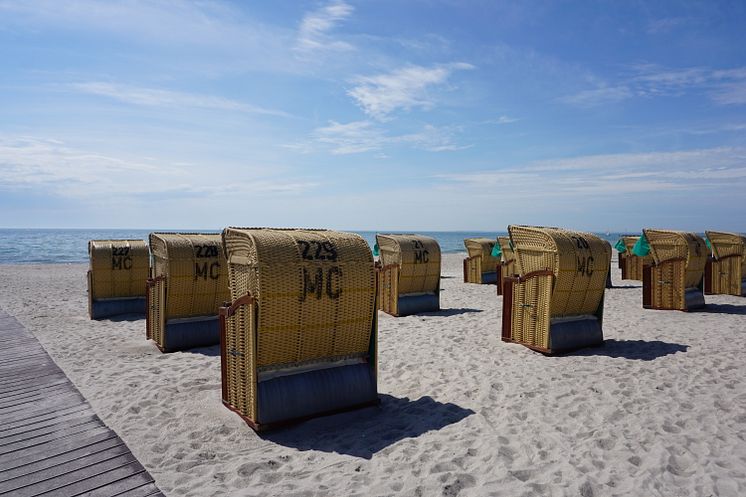 Südstrand im Sommer