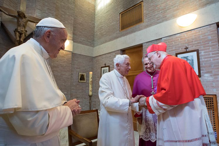 Påve Benedikt och kardinal Arborelius