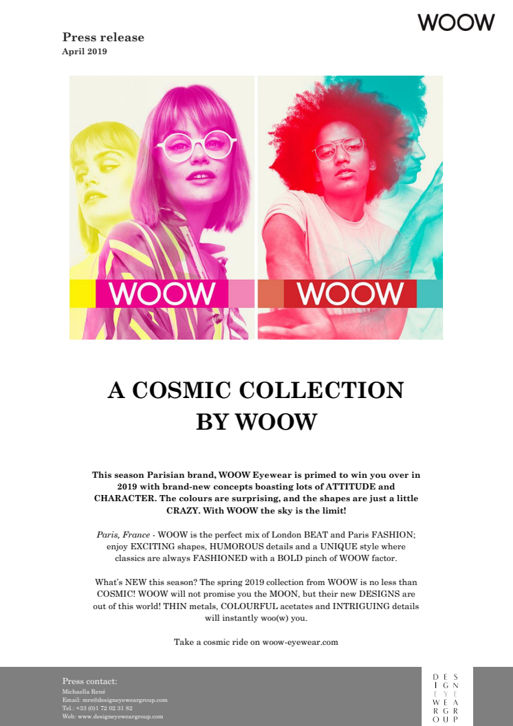 WOOW is in a cosmic mood!