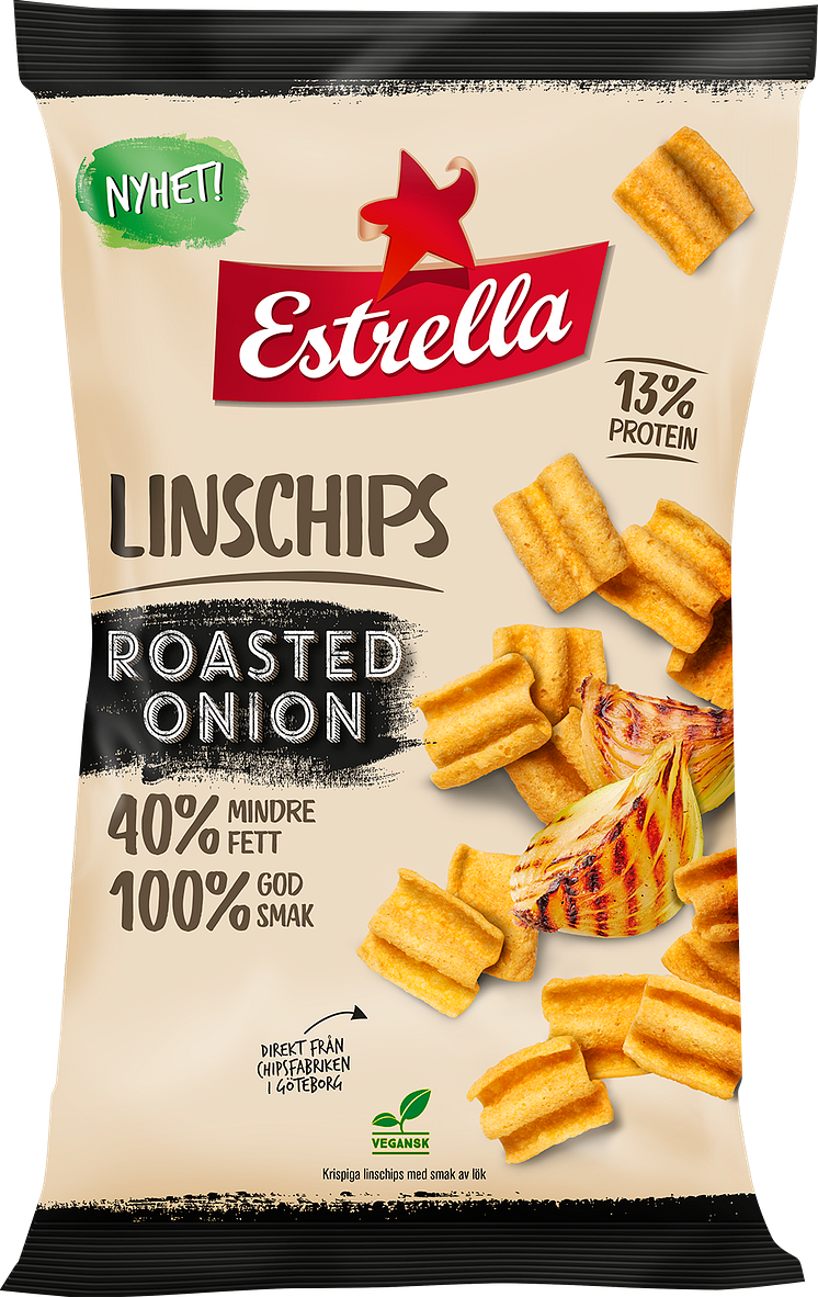 Linschips Roasted Onion från Estrella 2019