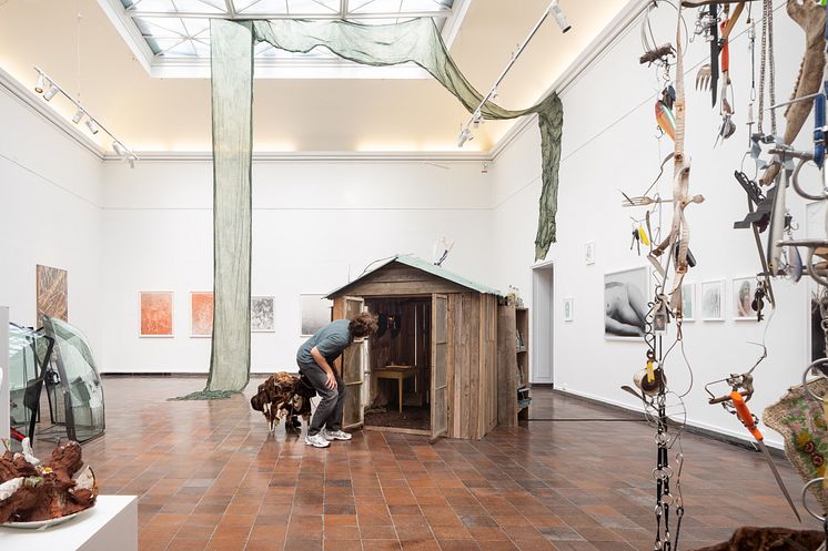 Göteborgs konsthall, installationsbild "Jag föreställer mig ett hem"