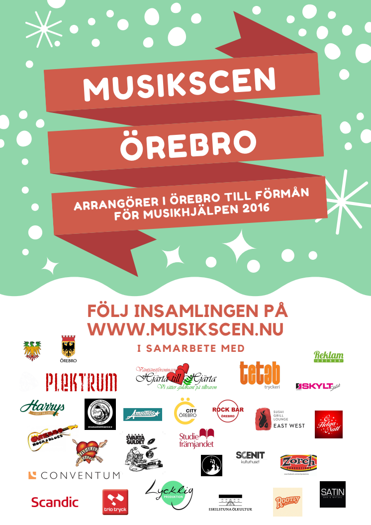 Poster Musikscen Örebro