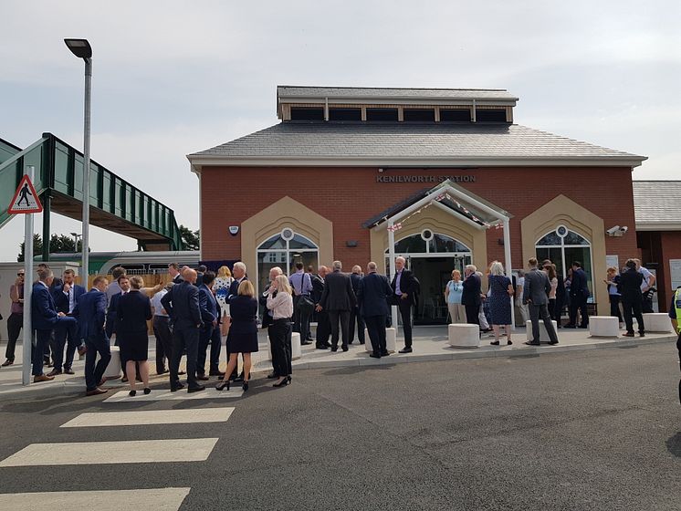 Official opening of Kenilworth station