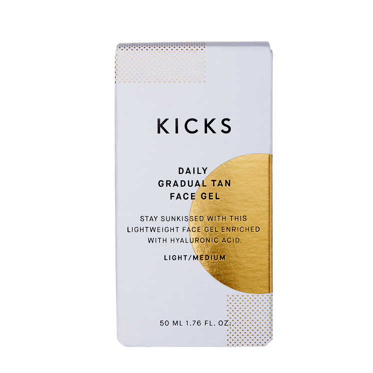 KICKS Daily Gradual Tan Face Gel LightMedium closed