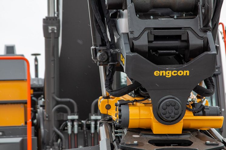 Globale Kooperation von Engcon und Volvo CE