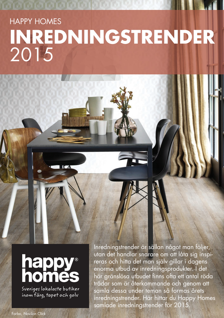 Happy Homes Inredningstrender 2015