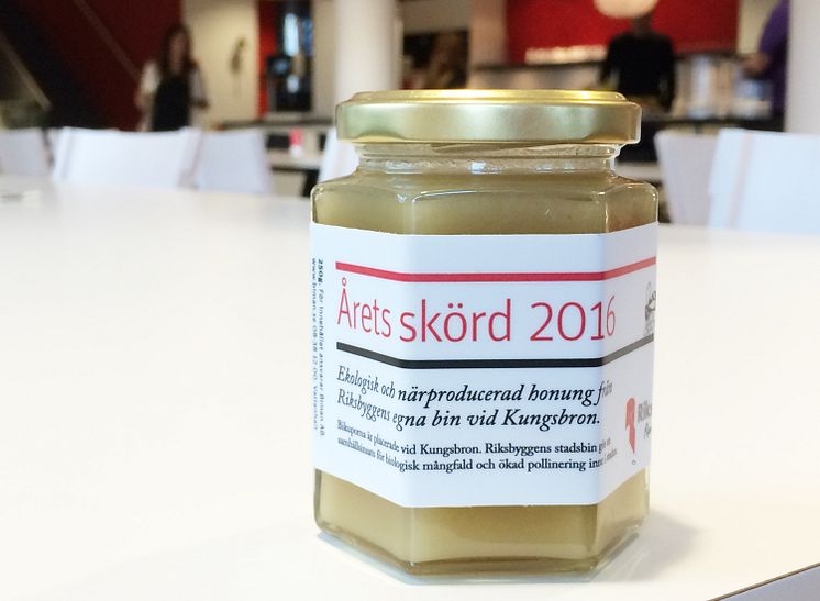 Riksbyggens honung, lokalproducerad mitt i Stockholms City