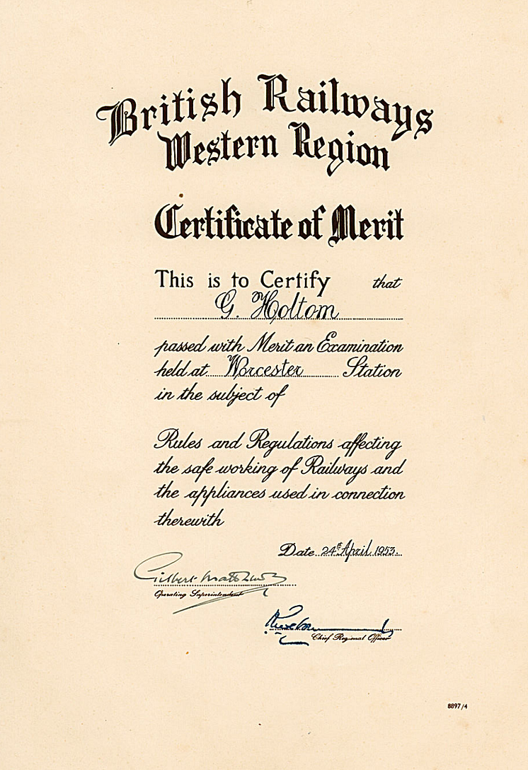 Certificate of Merit - G Holtom.png