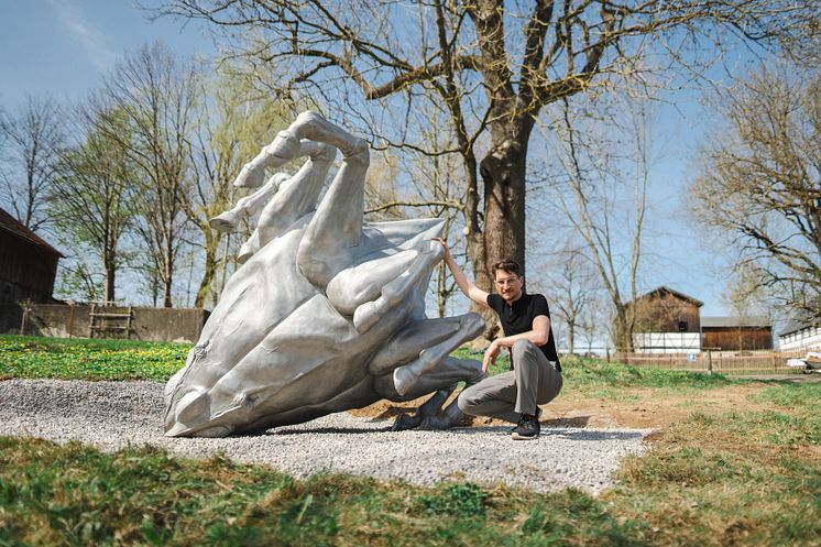 Gregor Gaida Polygonales Pferd II 2011-13PurplePath_Oederan060424-004_FotoErnestoUhlmann.jpg