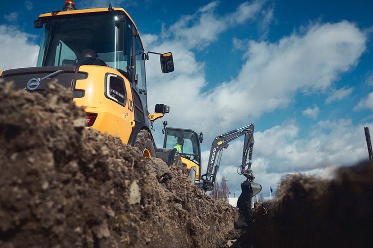 Volvo L25 Electric och ECR25 Electric