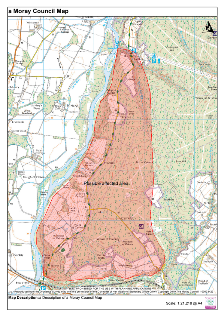 Delfur Bridge risk area