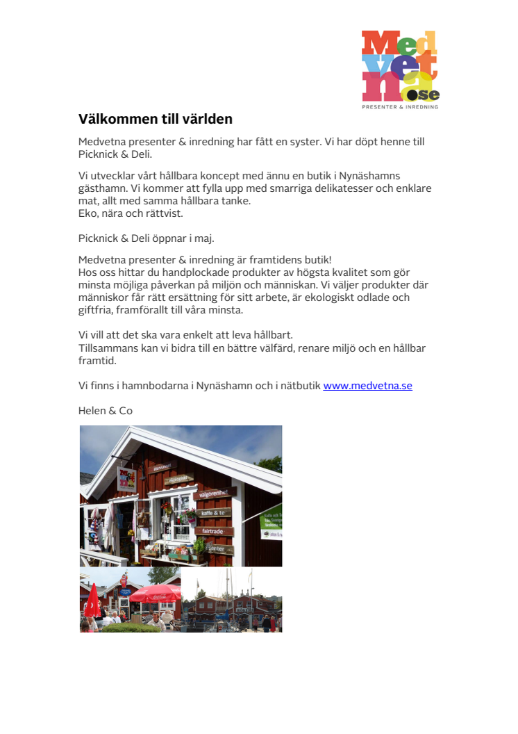 Välkommen till världen