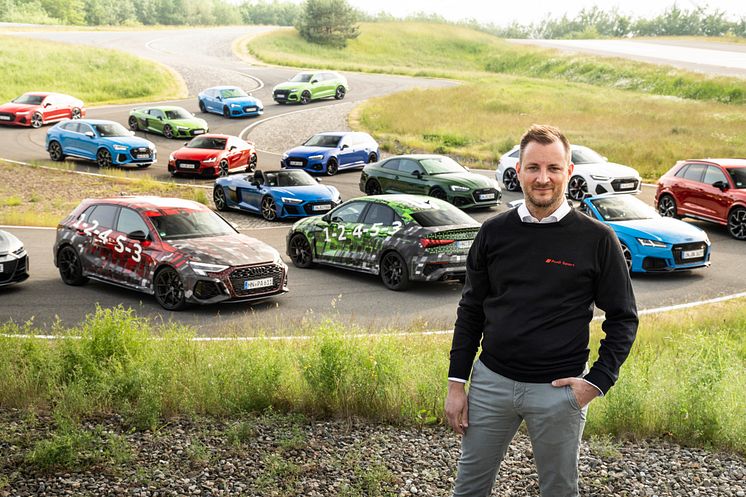 Sebastian Grams, direktør i Audi Sport GmbH og ansvarlig for high-performance modeller