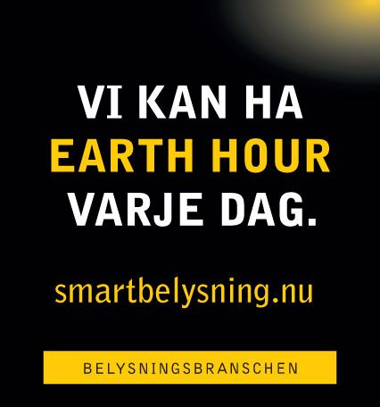 En timme Earth Hour rärcker inte - vi kan ha Earth Hour varje dag
