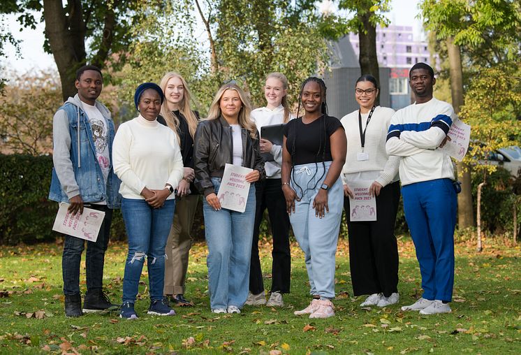 Image 2 - Some of the Northumbria University students selected to be part of the ACCESS Climate and Environment programme