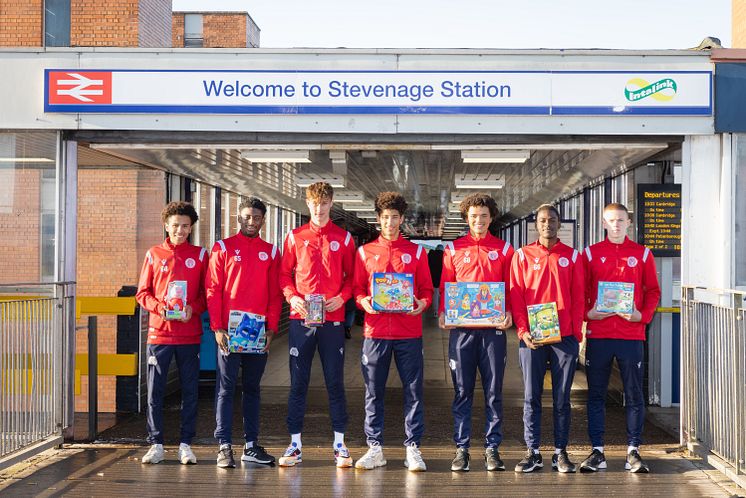 Drop new or unused toys at Stevenage station this December