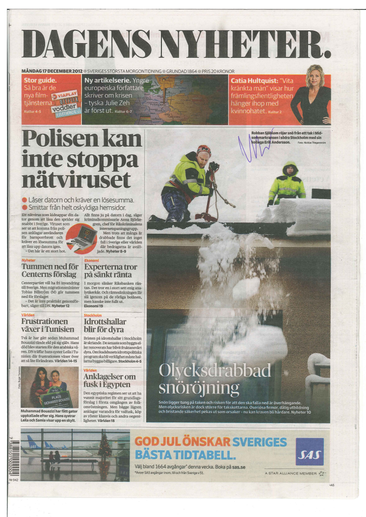 DN - KFUM Central vill bygga hall, utan skattestöd