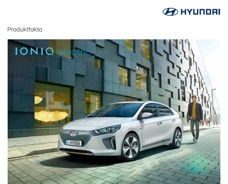 Hyundai IONIQ Electric - Produktfakta