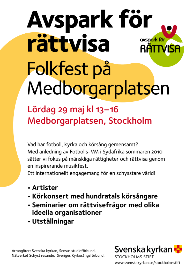 Folkfest på Medborgarplatsen för rättvisa