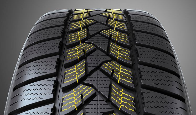Dunlop Winter Sport 5 SUV - Angled Center Sipes