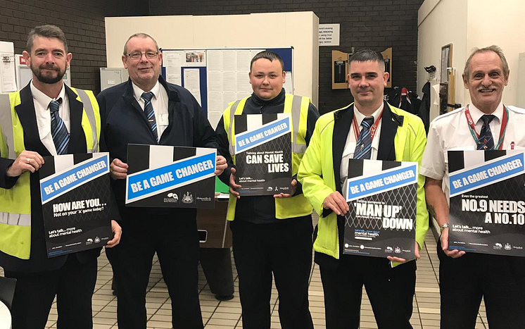 Go North East teams up with Newcastle United Foundation for World Mental Health Day