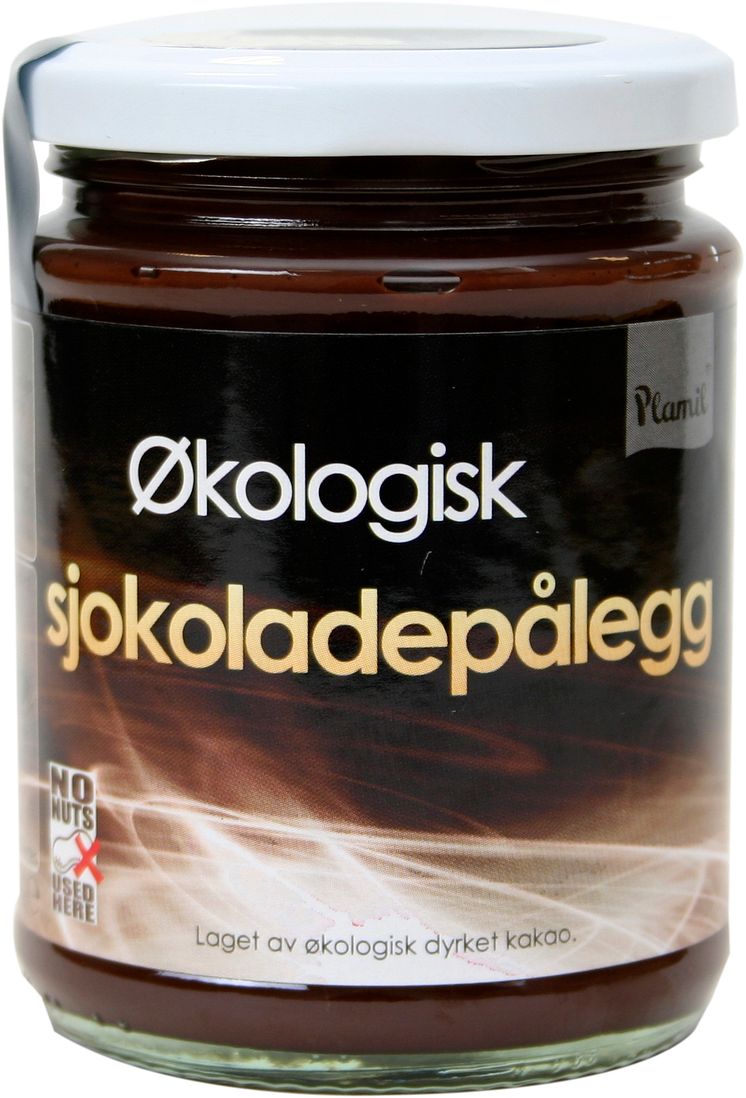 Plamil sjokoladepålegg melkefri økologisk