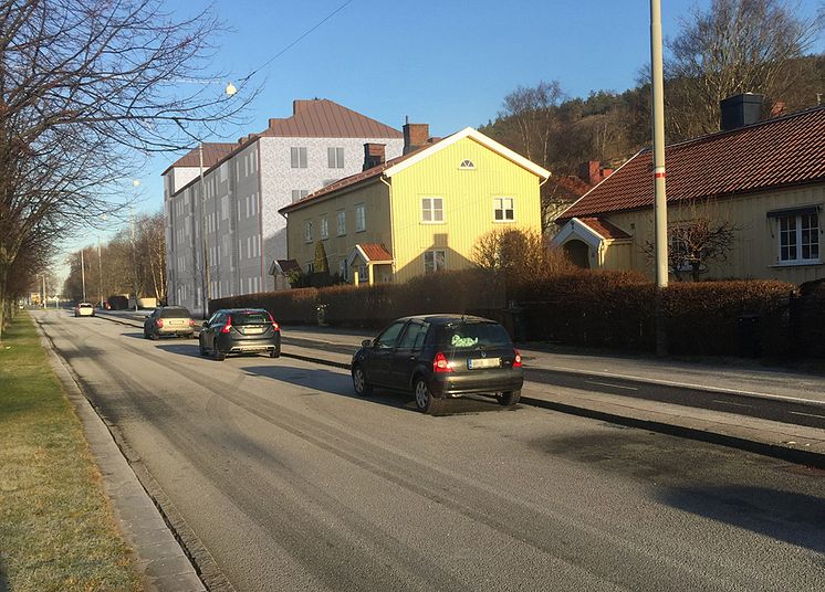 Visionsbild för bostäder vid Gamlestadsvägen