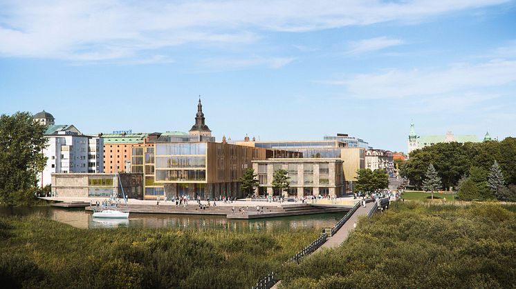 Idéskiss för ett citycampus