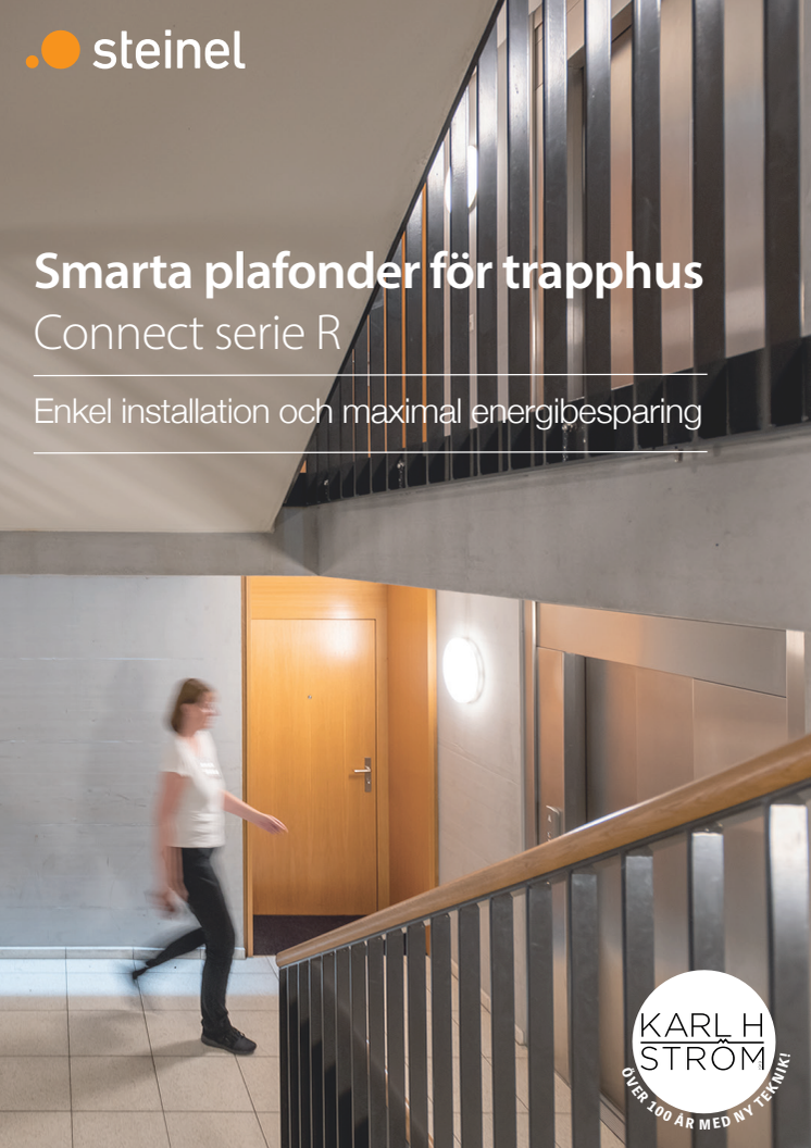 Smarta plafonder för trapphus - Connect serie R
