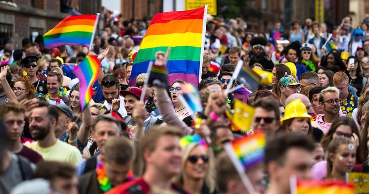 Walking Rainbow Parade