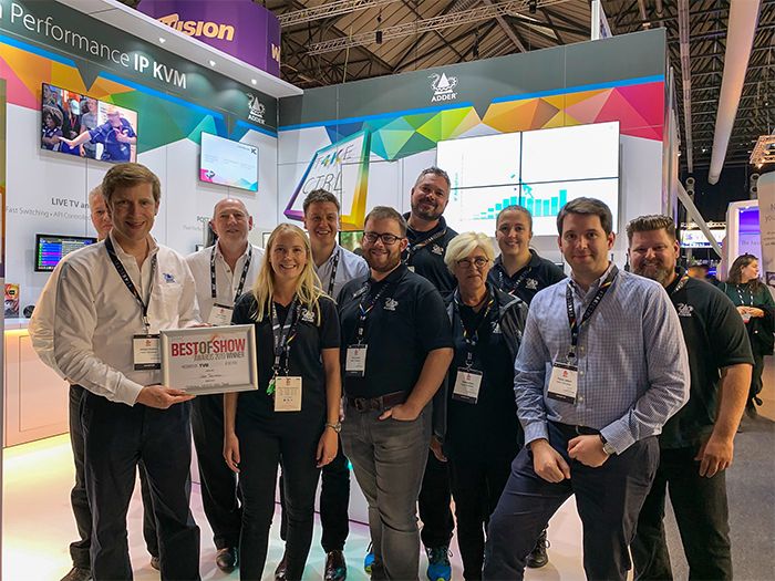 Adder Wins Best of Show at IBC 2019