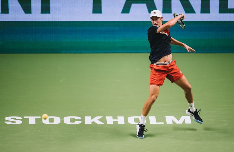 Leo Borg at the BNP Paribas Nordic Open 2023