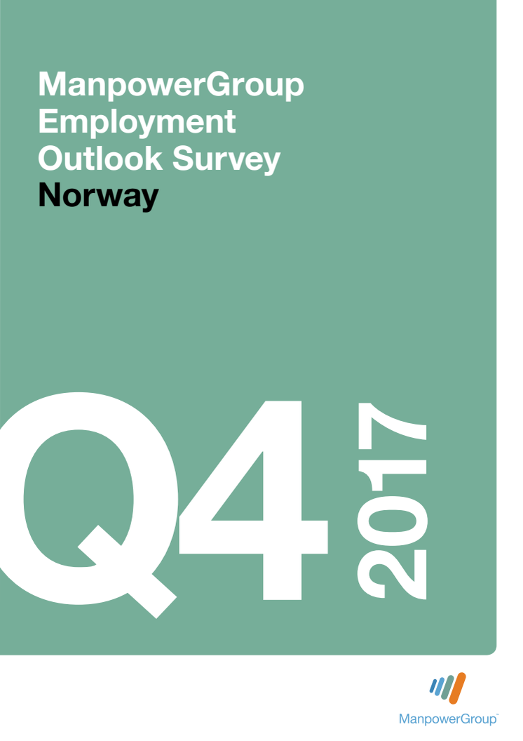 ManpowerGroups arbeidsmarkedsbarometer Q4 2017