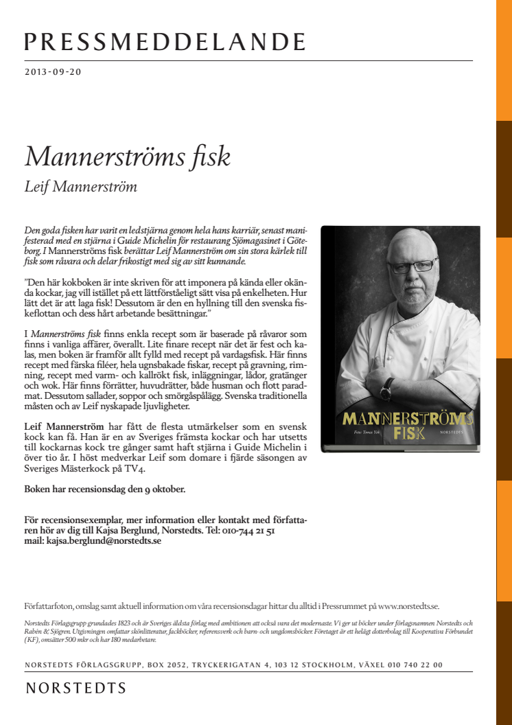 Leif Mannerström: Mannerströms fisk